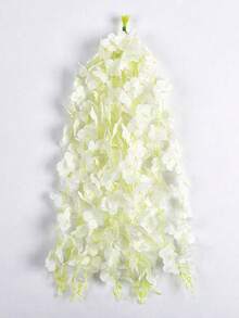 30/50pcs Artificial Wisteria Flowers, 3.75-Foot Artificial Flower Rope, Fake Hanging Flowers, Silk Wisteria Flower Garlands, Wedding Party Home Decoration, Green Wall Ceiling Flower Decoration, Perfect Wedding Hanging Decoration, Suitable For Parties, Birthdays, And Families - Multicolor - View 18