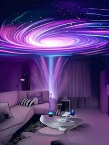 1pc Upgraded Galaxy Star Projector LED Star Light - USB Powered Night Lamp, Rose Nebula Projection Light, Ideal For Bedroom, Holidays, Weddings, Floral, Commemorative Decor, Home Romantic Accent, Best Gift For Friends