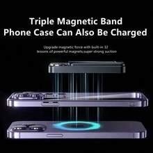 10000mAh Magnetic Charger Power Bank Wireless 22.5W USB-C Foldable Stand LED Display For IPhone 16/15/14/13/12 All Series - 黑色 - 查看 5