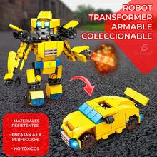 ELE-GATE  Juguete de Bloques Robot Transformer - Multicolor - Ver 3