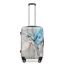 NEW YORK XPRESS 20in 24in 28in Expandable Luggage PC+ABS Hardshell Suicase W/TSA LOCK & Spinner Wheels,Carry On Travel Luggage For Men Women,24"/28" Checked Suitcase - 白色 - 查看 12