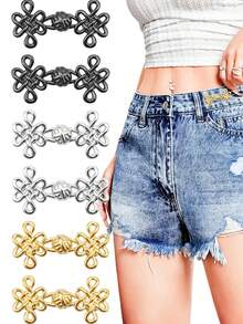 1/3/6 裤子腰部紧带，中国结牛仔裤腰部调节器，宽松牛仔裤的束腰夹 - 彩色 - 查看 7