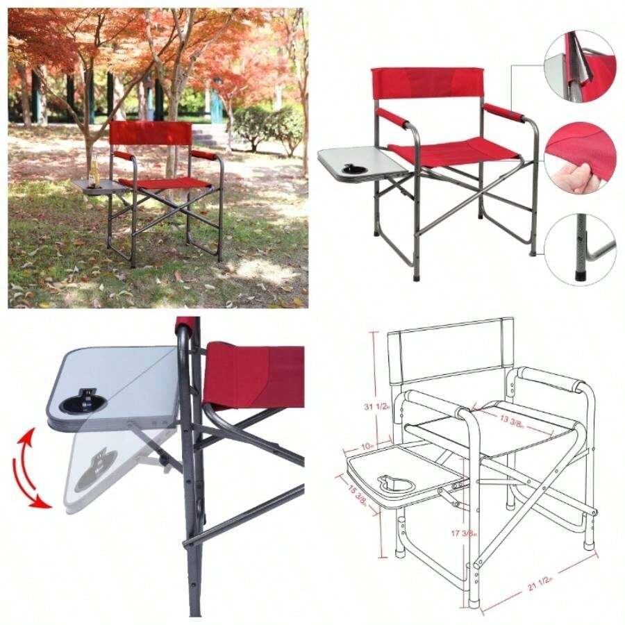 Outdoor Table - Red + Modern - View 1