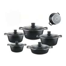 10pcs/6pcs/2pcs Set Nonstick Cookware Set, Maifanshi Aluminum Pot, Soup Pot, Frying Pan, Suitable For Home Use, Gas Stove, Holiday Party, Family Gathering, Daily Cooking