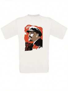 Lenin T-Shirt Soviet Union USSR - White - View 6