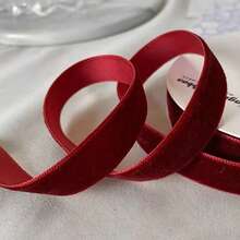 Panglică flocată, Panglică colorată, Panglică flocată, Fundă lucrată manual DIY, Panglică decorativă pentru ambalaje de cadouri pentru buchete, Panglică din material pentru funde pentru accesorii de păr