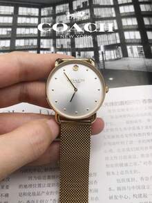 Coach Elliot Silver Dial/Gold-Tone Women's Watch - Gold - View 3