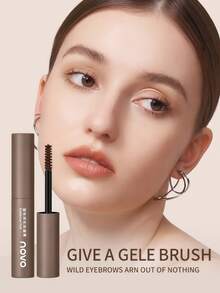 NOVO 防水、防汗、防晕染眉胶，持久定型，哑光妆效，自然眉粉，质地细腻，不结块，女性必备彩妆单品，适合新手，打造自然妆容 - 01#深咖色 - 查看 3