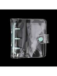 Shiny, Transparent Small Album, Mini Loose-Leaf Book And Inner Refill Pouch, DIY Storage Album, Plug-In Small Storage Album, Ticket Collection Album, Large Capacity Postcard Storage Book, Perfect For Star Enthusiasts, Teenagers