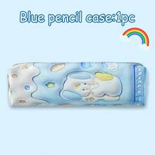 1 paquete Estuche de lápices simple y resistente a la suciedad con gran espacio de almacenamiento y diseño con solapa con cremallera para un fácil acceso, adecuado para la temporada de regreso a la escuela - Multicolor - Ver 10