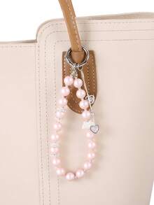 Luxury And Fashionable Heart-Shaped Tassel Pendant Decoration Bag Pendant Ins High-End Alloy Planet Pendant Jewellery Shine Party Car Accessories For Woman