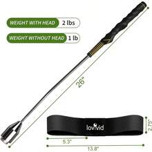 Swing Trainer Aid, Weighted Club Tempo Grip Training Right Left - Handed Golfers, Indoor Outdoor Warm - Practice Accessories - 右手 - 查看 8