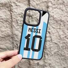 1 Football Player With Messi's Number 10 Letter | Magfase Magnetic TPU Frosted All Inclusive Durable Compatible With IPhone17/17pro/17promax/Air/16/16pro/16promax/16plus/15/15pro/15promax/15plus/14/14pro/14promax/14plus/13/13pro/13promax/12/12pro/12promax/11promax/11pro/11/X/Xs/Xsmax Protective Case2025 - 藍色 - 查看 5