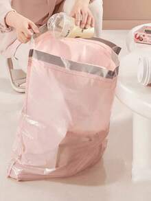 1pc (Random Color) Foldable Trash Picker, Aluminum Alloy Litter Tongs, Sanitation Pliers, Garbage Collection Tool, Long Grabber With Foldable Clamp, Comes With Trash Bags