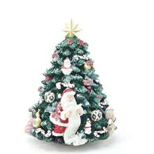 Christmas Tree Rotating Music Box Home Festive Decoration Gift For Friends Christmas Present