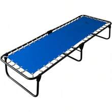 PEGASO Catre Camastro de Lona Reforzada, Resistente y Duradero, Ideal Playa, Camping, 182x65x34 (Mod KSL-Gris) - REY - Ver 3