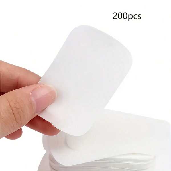 100 Count Scented Foaming Soap Sheets | TSAS-Friendly Travel Hand Wash - , Portable Mini Refill Pack, Ideal For Camping, Hiking & Public Restrooms