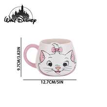 460ml Cute Cat Mug, Office Cup For Women, Stylish Water Bottle, Adorable Breakfast Cup