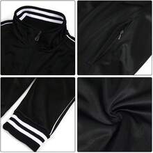 Mens 2 Piece Tracksuit Sets Casual Jogging Sweat Suits, Activewear - Black10 - View 4