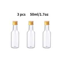 33/3入 0.85oz迷你派對酒瓶，Cheers To 16/21/30/40/50/60/70/80歲生日，附漏斗、生日標籤與瓶蓋，生日主題派對，適用女性男性週年慶祝、男女生日派對慶典、聖誕派對 - 無色 - 查看 11