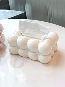 1 Stück großvolumige elegante Wolken Taschentuchbox, moderne luxuriöse Wolken Taschentuchspender, ideales Geschenk zu Weihnachten, Halloween, Erntedankfest, Ostern, geeignet für Wohnzimmer, Schlafzimmer, Esszimmer, Badezimmer, 2 Farboptionen