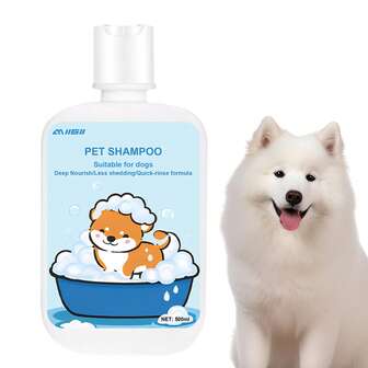 Premium Dog Shampoo 16.91 Oz, Gentle Harmless Formula With Persistent Fragrance, Provides Mild Cleaning And Coat Protection, Essential Pet Grooming Supply