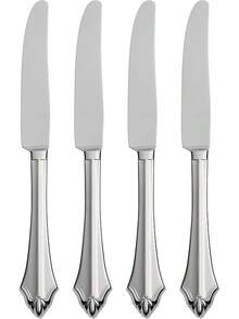 Oneida Kenwood - Cuchillos de cena finos para cubiertos, 0.95 libras, metálicos - Cuchillos de cena, juego de 4 - Ver 4