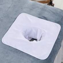 TOEDO Thicened Velvet SPA Towel With Hole Square 35x35cm Beauty SPA Massage Table Planking Face Towel Salon Bedside Hole Towel Bed Bandana - Multicolor - View 7