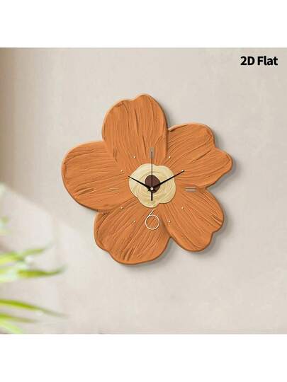 2D Flat 1pc Moderne Creative Home Healing Flowers Wand Clock, Ultra Quiet Quartz Movement, No Ticking Sound, ation Painting Klok Living Room, Bedroom Office, able Watch, Unique Personalized, Clear Reading Time, In Bedroom, Studio, Ho Study, Kitchen Cafe, Perfect Family Friends Room view 8