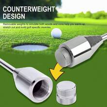 Swing Trainer Aid, Weighted Club Tempo Grip Training Right Left - Handed Golfers, Indoor Outdoor Warm - Practice Accessories - 左撇子 - 查看 4