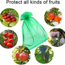 10PCS High - Quality Translucent Mesh Fruit Protection Sacks, Practical & Long - Lasting, Great For Backyard Gardening To Protect All Kinds Of Fruits During Growth Christmas