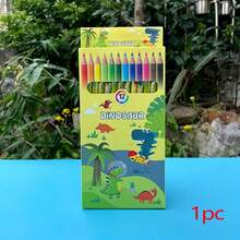 12 Stücke bunte Holzstifte, Cartoon Muster, Mehrfarbige Stifte zum Malen und Kritzeln, Kunstbedarf für Anfänger und Schule, bei Kindern beliebt