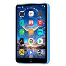 80GB MP3 播放器，带蓝牙和 WiFi、Spotify、Audible、4.0 英寸全触摸屏 MP4MP3 播放器、带扬声器的 Android 音乐播放器、FM 收音机、电子书，容量高达 512GB