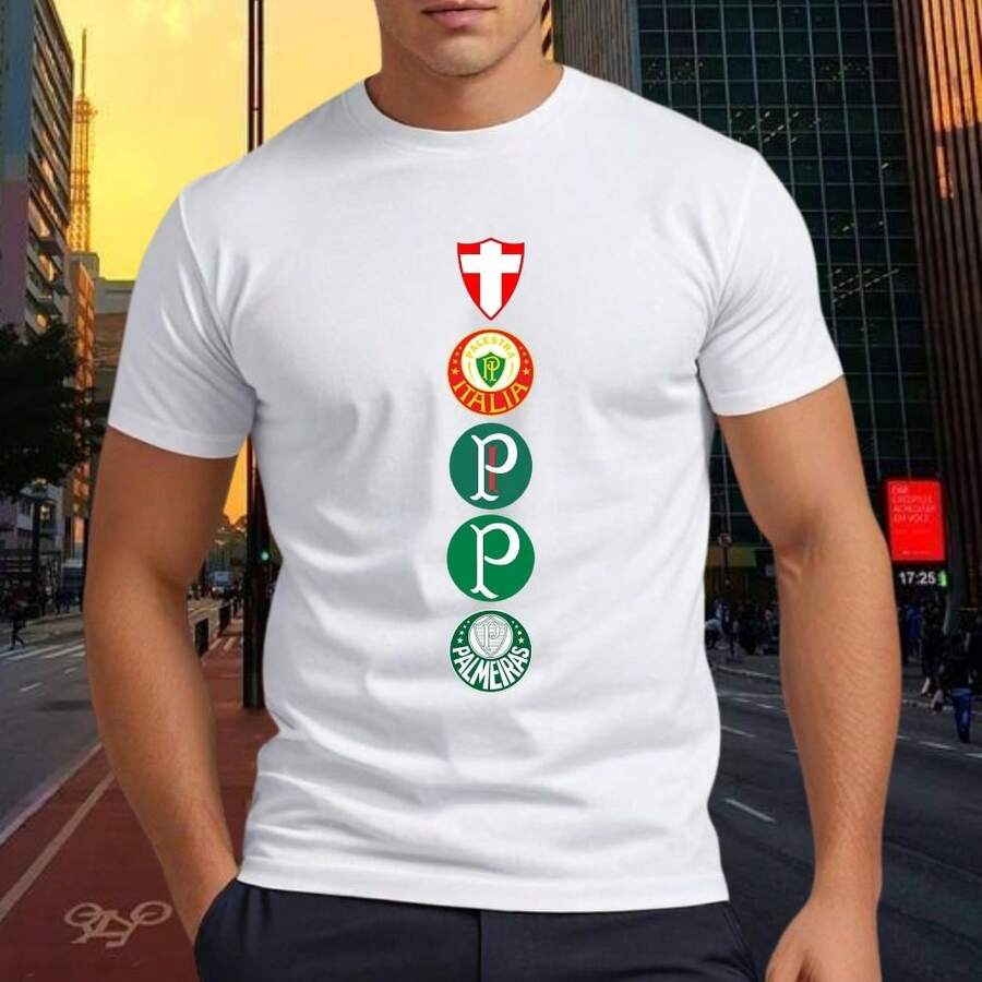 Men's T-Shirt Palmeiras Shields Launch Premium Mesh - White - View 1