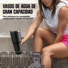 Vaso Térmico 900 Ml Con Bocina Bluetooth Kbod Rad-20431 - Rosa - Ver 2