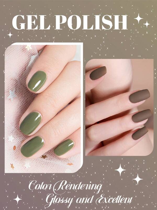 1 Piece Ten Coco 6 Colors 12ml/0.5oz Gel Nail Polish For Choose Long Lasting Soak Off UV LED Cured Salon & Home Manicure Kit For Beginners Women