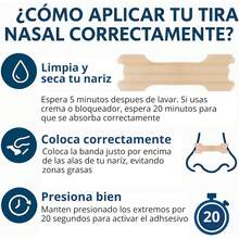 40 Tiras es Color Piel |    Strips y Nose Strip Antironquidos para Dormir |   Bandas es para Respirar | Para uso Deportivo |   Ronquidos Soluciones |   Mejora la Respiración y Oxigenación |   Piel Sensible - 1 - Ver 7