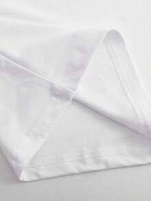 Manfinity Men's Printed Drop Shoulder T-Shirt - White - View 6