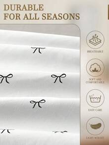 غطاء فراش مطبوع بنمط ربطة عنق سوداء، واقي للمرتبة، غطاء مرتبة لعيد الحب، غطاء فراش ناعم ومنفذ للهواء، مناسب لجميع مقاسات السرير - توين، فول، كينج، كوين، جيب عميق يصل إلى 11.8 بوصة