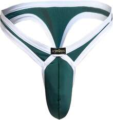 Arjen Kroos Men'S G-Strings Thong Sexy Low Rise Underwear Bulge Pouch Panties - MàuF - Xem 5