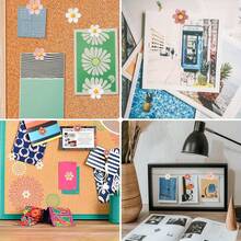 30 szt. trwałych, żywicy ABS, urocze pinezki z motywem kwiatów, z organizerem – różowe i białe kwiaty, idealne na tablice ogłoszeń, do ekspozycji zdjęć w domu i biurze, jako akcesoria do bukietów