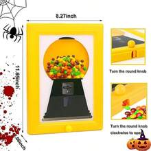 Candy Dispenser Picture Frame, Wall Mounted Candy Dispenser, Handy Fast Distribution Candies, Nuts, Dog & Cat Treats, Photo Wall Mount For Hanging Or Tabletop Pet Snacks