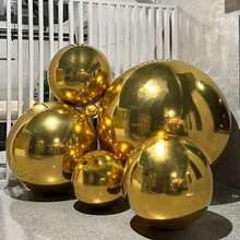 Oversized 4D Foil Balloons, Large Wedding Balloons, Outdoor Decorative Balloons, Multiple Colors, Suitable For Wedding Venue Decoration, Birthday Decoration, Indoor And Outdoor Arrangement, House Decoration, Valentine's Day Decoration, Proposal Background Decoration, Photography Props, Giant Balloons - Multicolor - View 7