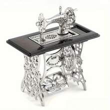 [Charming Vintage] Vintage Silvery Sewing Statue|   Metal|   Dollhouse Accessory, Office Desk And Home Decor - 縫紉機 - 查看 8
