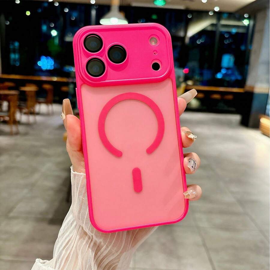 Magnetic Luxury Matte Translucent Armor Shockproof Case Compatible With IPhone 17 Pro Max 17 Air 16 16e 15 14 Plus 12 13 11 Pro Max Wireless Charge Cover