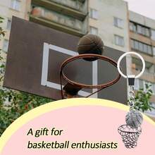 Basketball Player Gifts For Son Grandson Birthday Gifts For Nephew Basketball Fans Basketball Hoop Keychain Gifts For Men Women Basketball Team Gifts For Boys Teen Basketball Bag Charms For Backpack