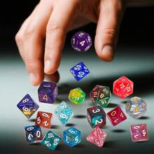 35 Sets Polyhedral Dice - 35 X 7 (245 Pieces) D&D Dice With A D&D Dice Large Drawstring Bag, 35 Colors D4 D6 D8 D10 D% D 12 D20, Great For , RPG, MTG,Role Playing Table Games