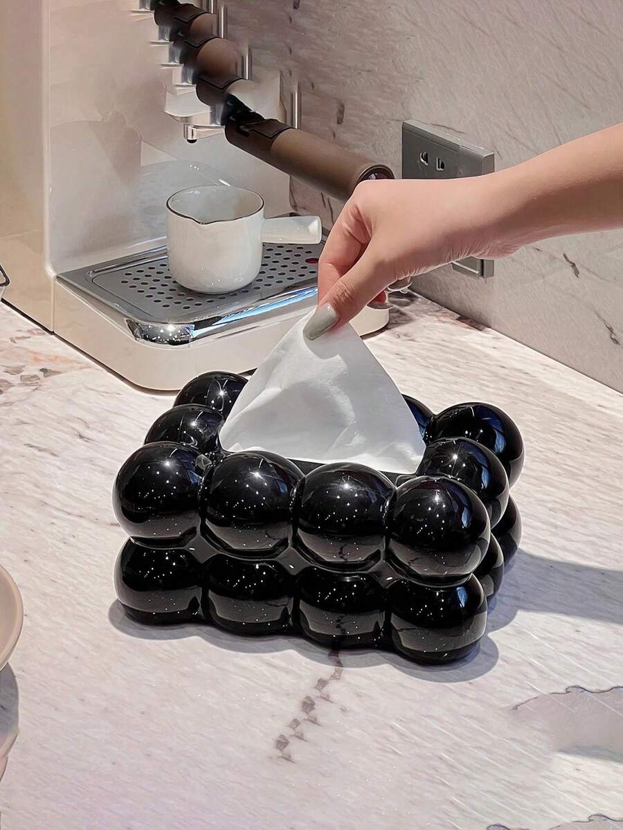 1 Stück großvolumige elegante Wolken Taschentuchbox, moderne luxuriöse Wolken Taschentuchspender, ideales Geschenk zu Weihnachten, Halloween, Erntedankfest, Ostern, geeignet für Wohnzimmer, Schlafzimmer, Esszimmer, Badezimmer, 2 Farboptionen