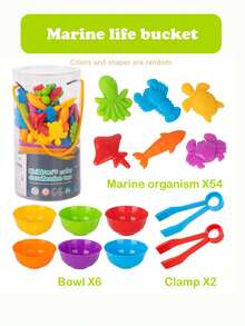 儿童趣味教育游戏，色彩派对早教玩具，用于颜色和形状识别 - 彩色 - 查看 10