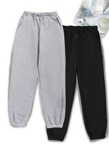 大码女式保暖休闲抽绳运动裤，居家服，女士运动裤，秋冬保暖裤，适合居家、户外活动、聚会等场合，舒适保暖